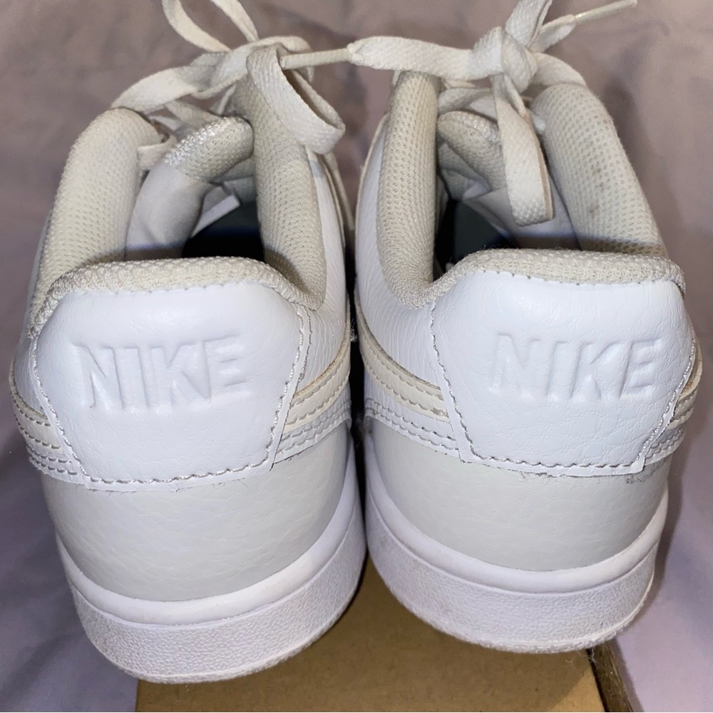 nike shoes court vision white sneakers women size 7 - Picture 6 of 8